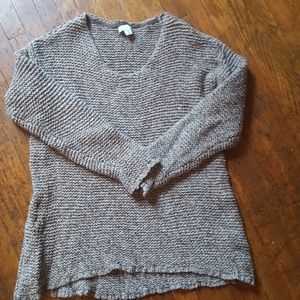 Pure j jill sweater mixed brown xs
